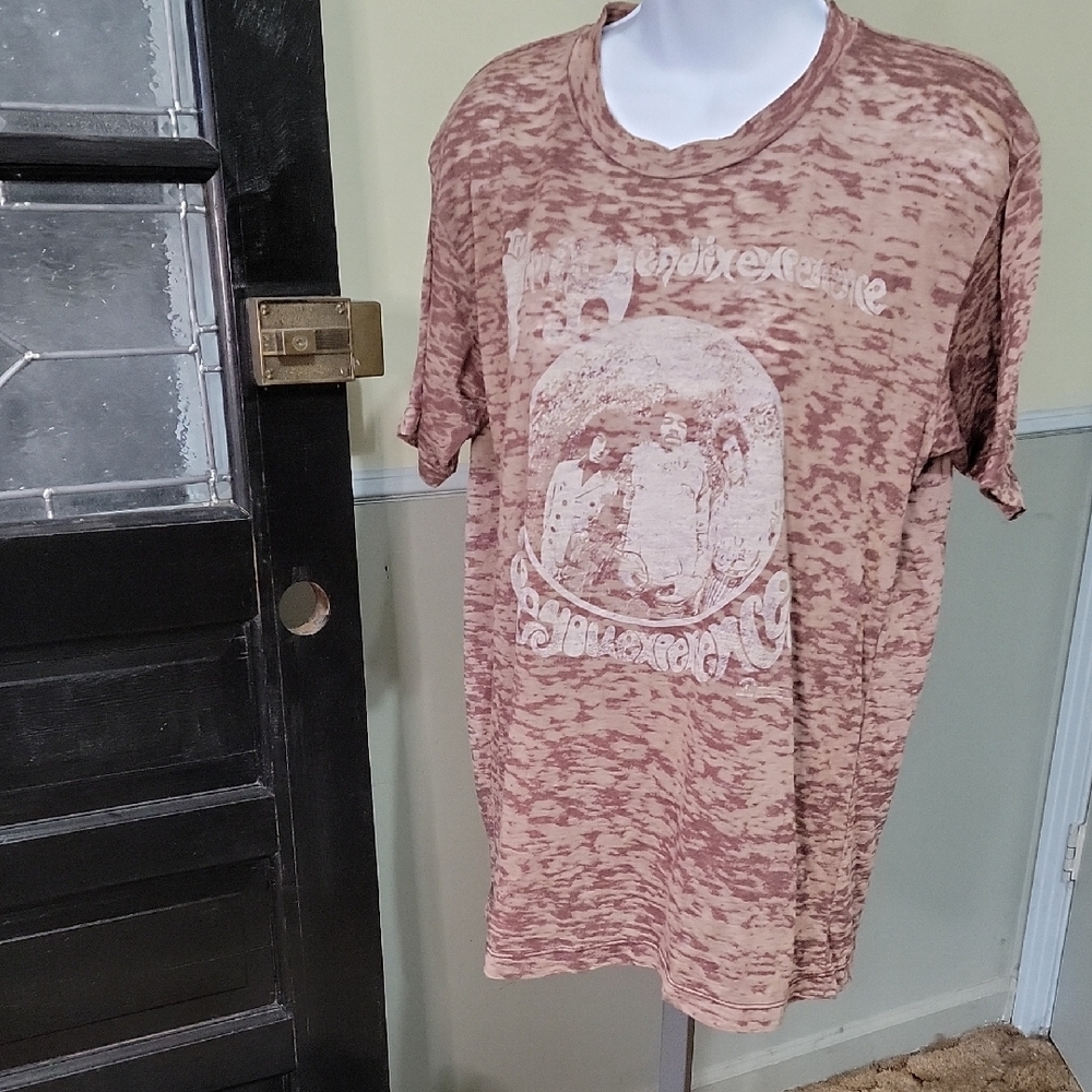 Zion Rootswear Jimi Hendrix Experience Brown Graphic Tee Unisex Size M